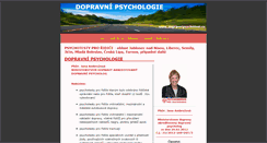 Desktop Screenshot of dopravnipsychotest.cz